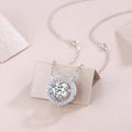Mobius Necklace - A Fashionable And Light Luxury Jewelry Pendant Necklace Set With Top-quality Moissanite, S925 Silver Plated Platinum