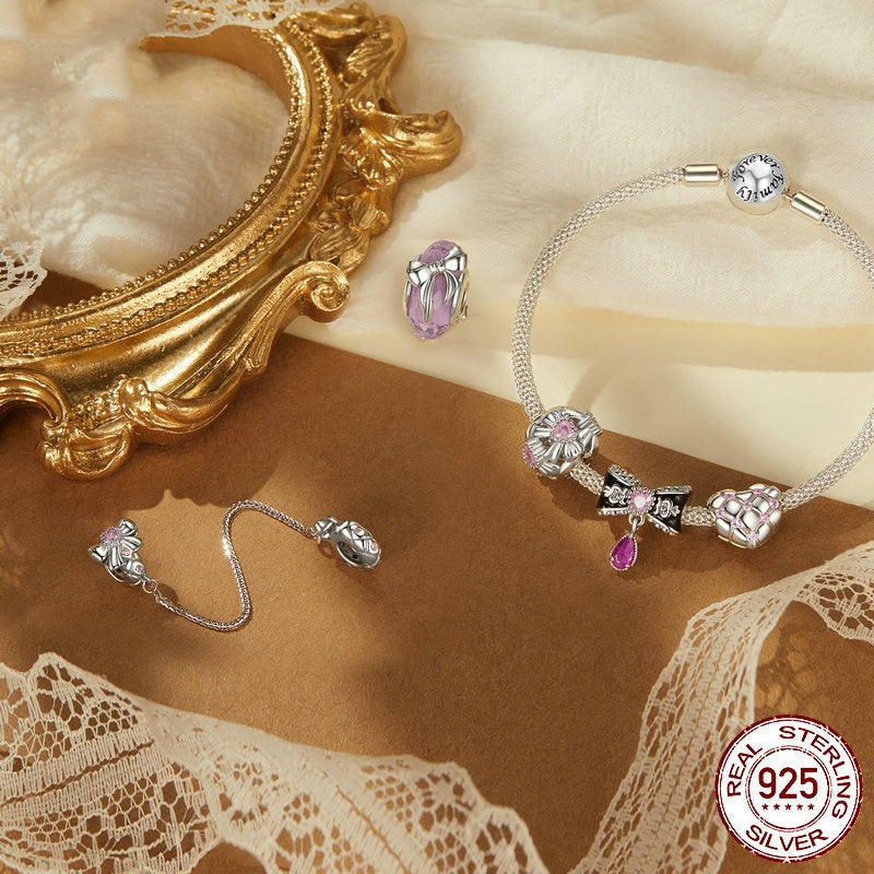 Romantic Bow Diy Bracelet String Beads Accessories