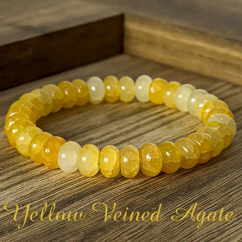 Handmade Green Agate Bead Bracelet