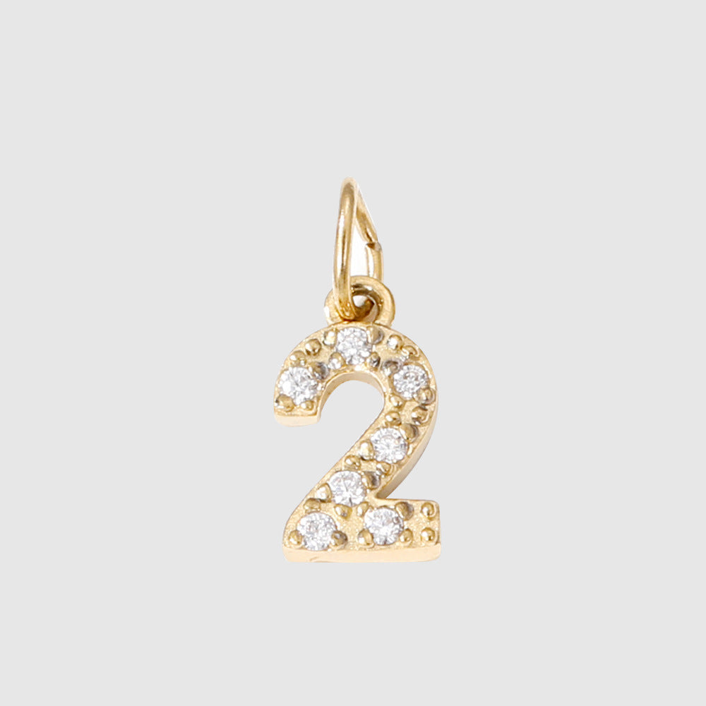 Diamond-encrusted Stainless Steel Jewelry Accessories Pendant