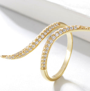 Womens Stylish Adjustable Open Ring With A Unique Design