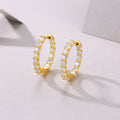 Diamond Tassels - Set With Top-quality Moissanite Luxury And Fashionable Light Luxury Jewelry, Silver Stud Earrings, S925 Silver Plated With Gold