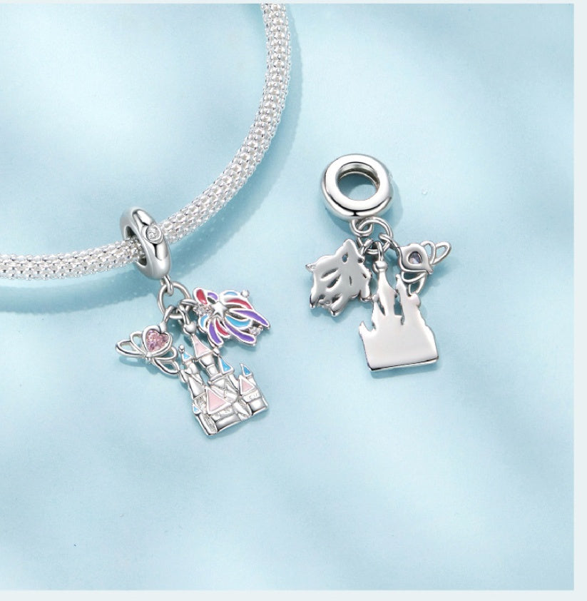 Original Gorgeous Fireworks Castle Diy Pendant Parts