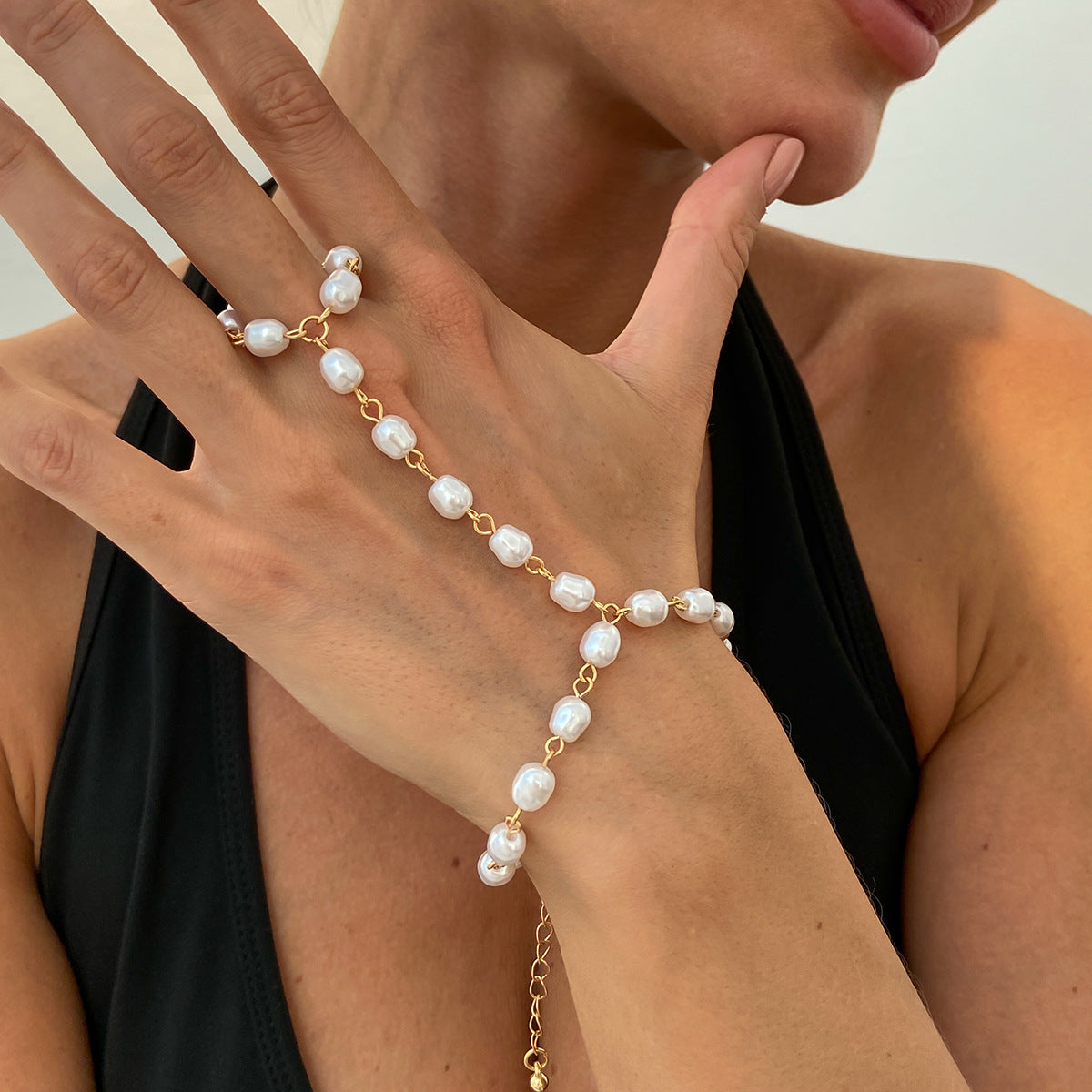 Personalized Design Pearl Beaded Bracelet For Women