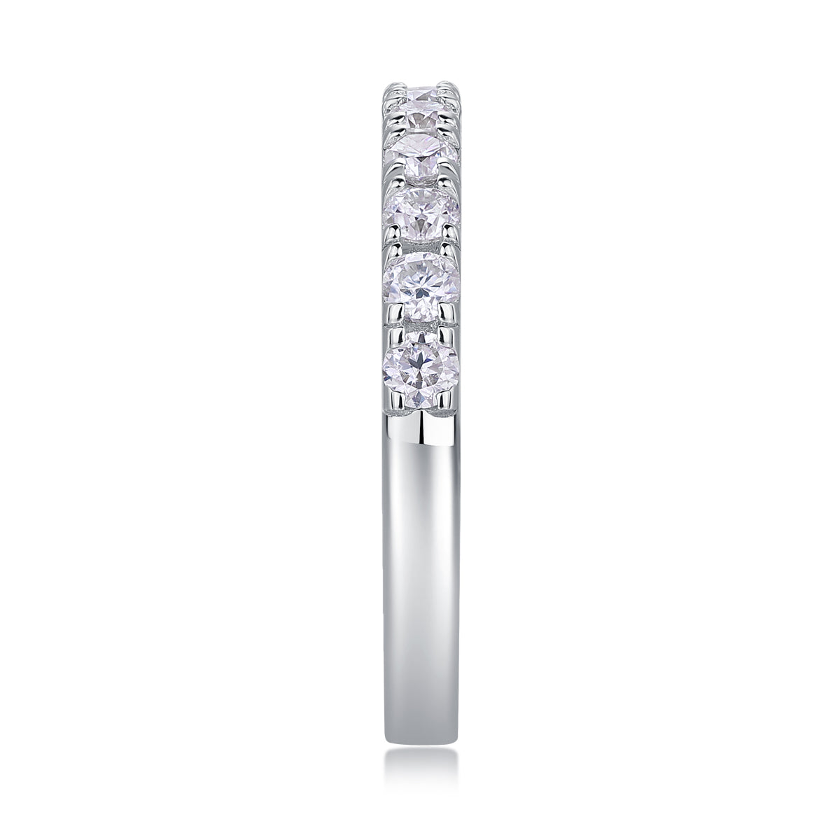 Parallel World - A Wedding Ring Set With Top-quality Moissanite S925 Silver And Platinum-plated Diamond Can Be Tested With A Diamond Pen. The Ring Is In Gold And Rose Gold