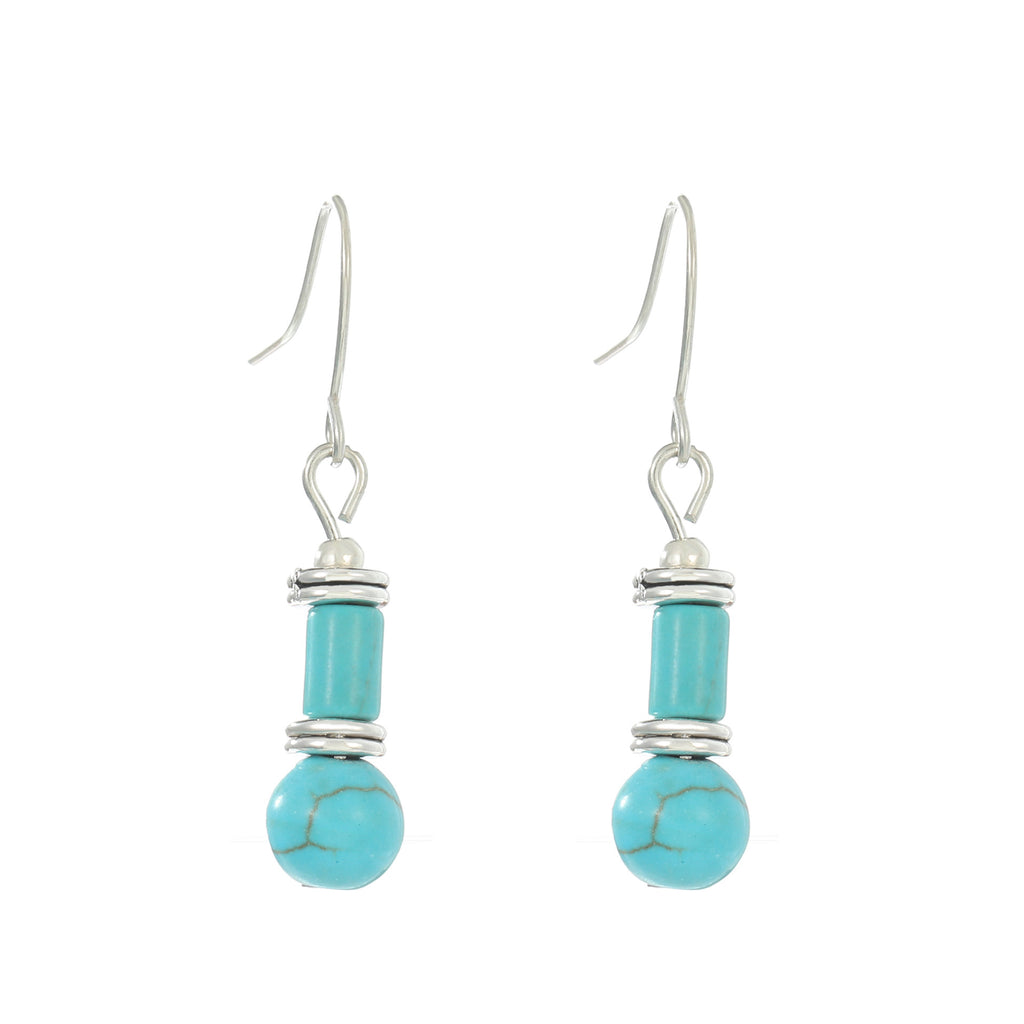 Turquoise Earrings Pendant Bohemian Womens Earrings