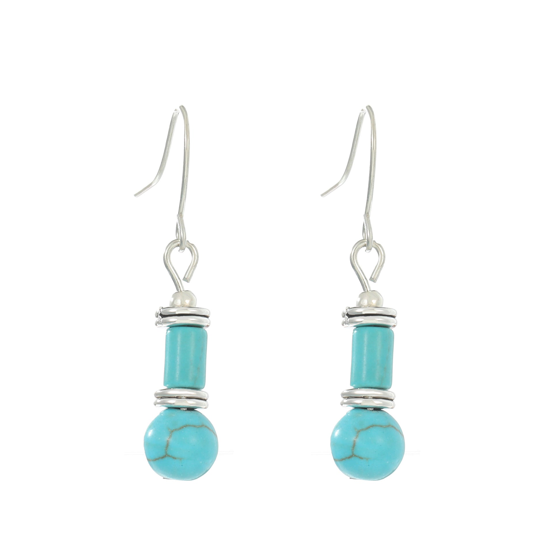 Turquoise Earrings Pendant Bohemian Womens Earrings