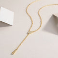 Starlight Convergence - A Fashionable And Trendy Necklace Pendant Set With Top-quality Moissanite S925 And Silver Plated With Gold Can Be Tested With A Diamond Pen.