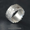 Japanese And Korean-style Trendy Vintage Faux-silver Ring
