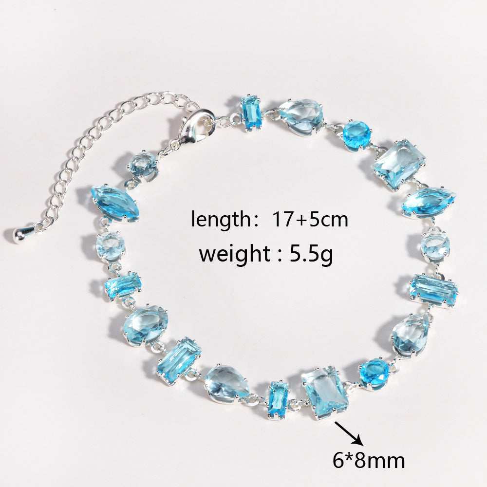 Stylish Zircon Color Bracelet In The Instagram Style