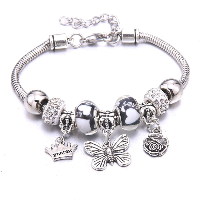Colorful Personality Crystal String Beads Bracelet
