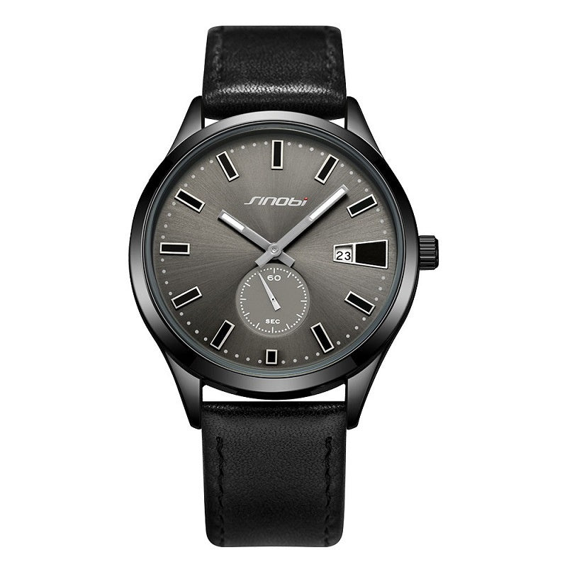 Casual Leather Belt Business Men's Quartz Watch