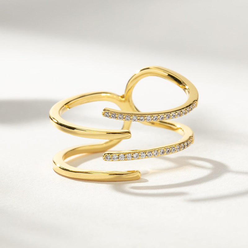 Open-style Personalized High-end Versatile Ring In The Instagram Ins Style