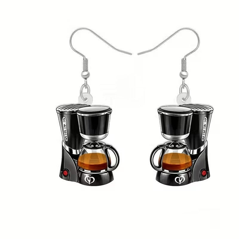 Rose Flower Drop Earrings