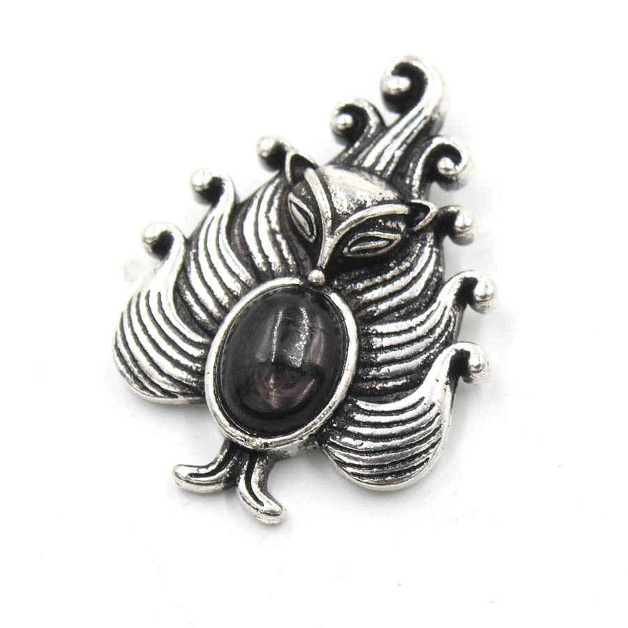 Nine-Tailed Fox Natural Crystal Pendant