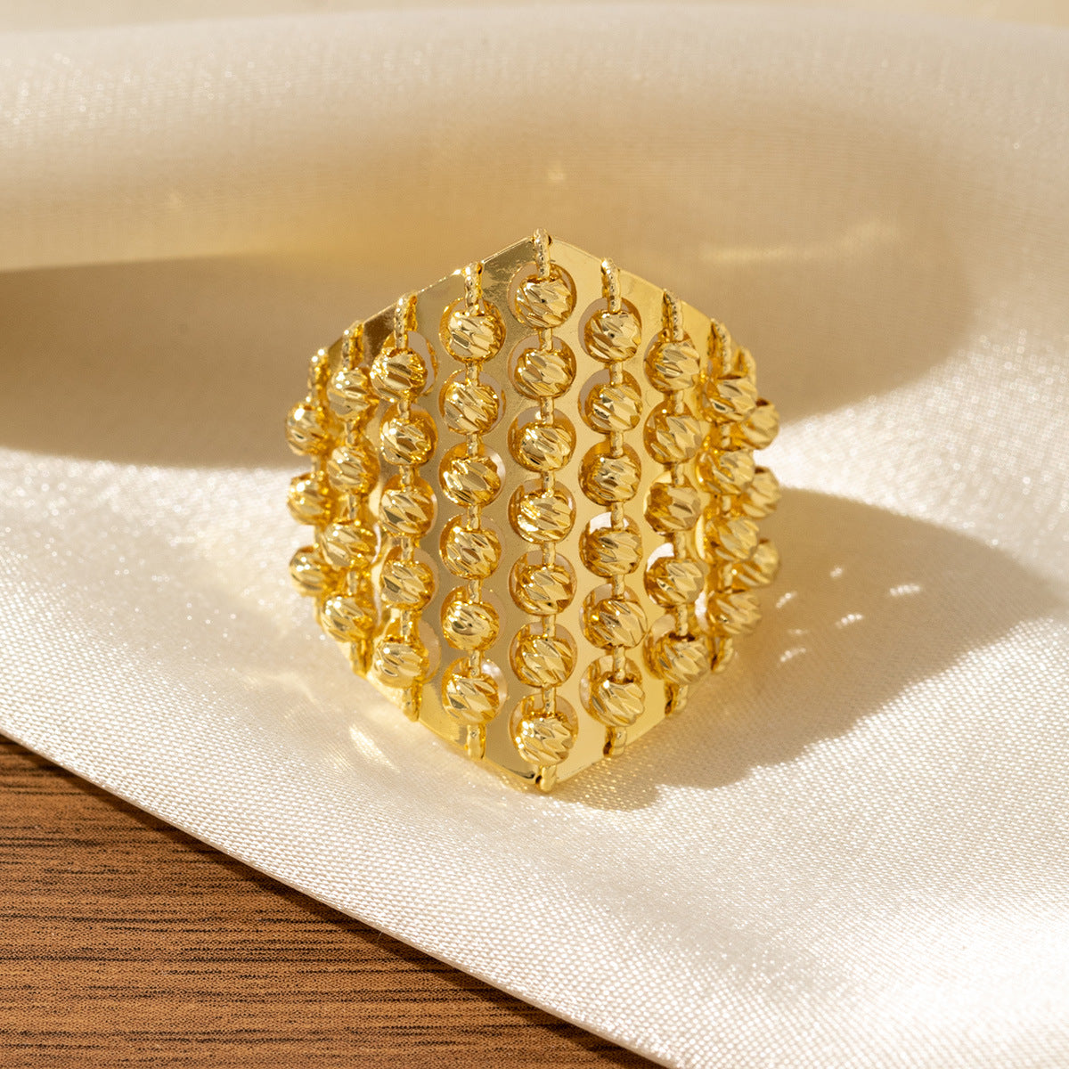 New Metallic-style Personalized Open Ring