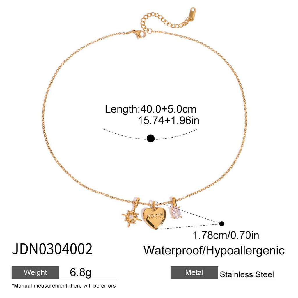 Love Light Luxury Niche Non Fading Necklace
