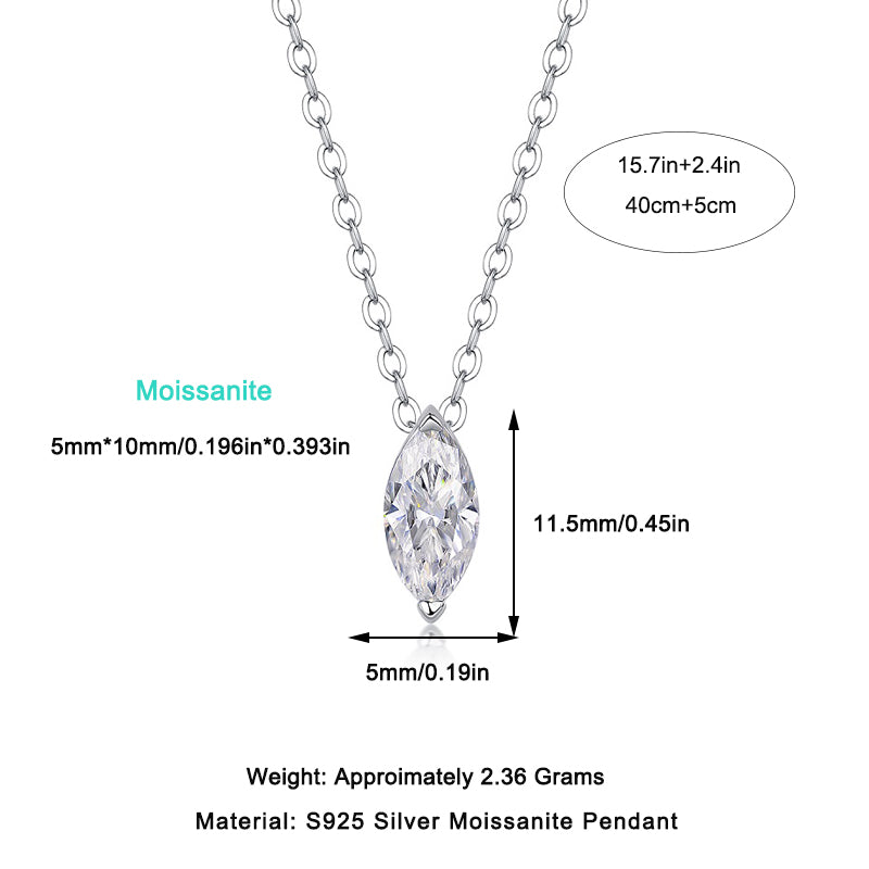 Morning Light Eye - A Fashionable And Trendy Necklace Pendant Set With Top-quality Moissanite S925 And Silver Plated With Gold Can Be Tested With A Diamond Pen