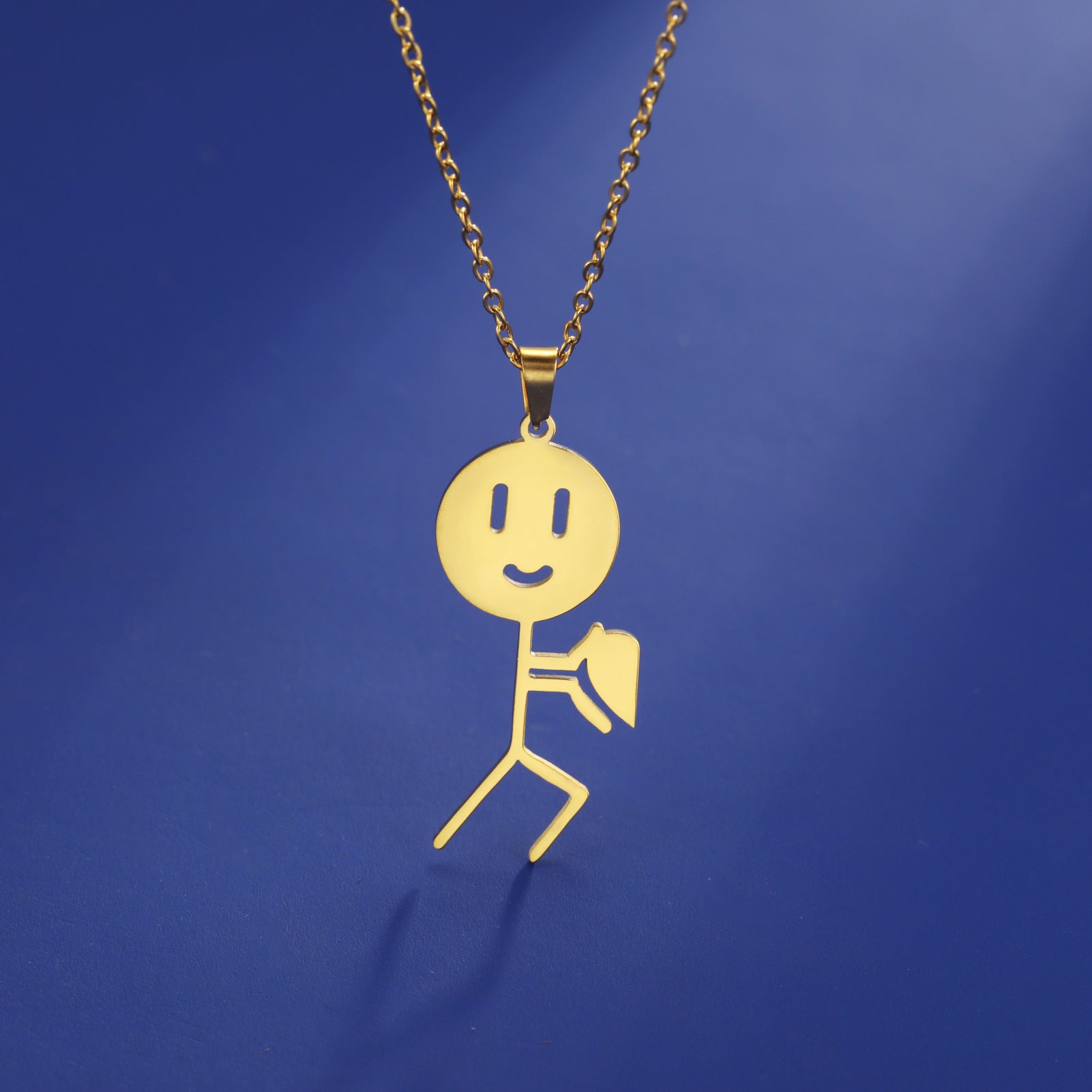 Stylish Womens Pendant Stainless Steel Necklace
