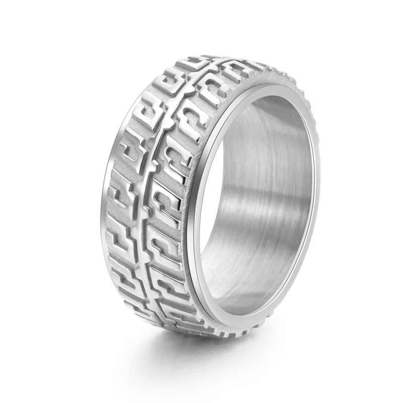 Rotatable Car Tire Titanium Steel Ring