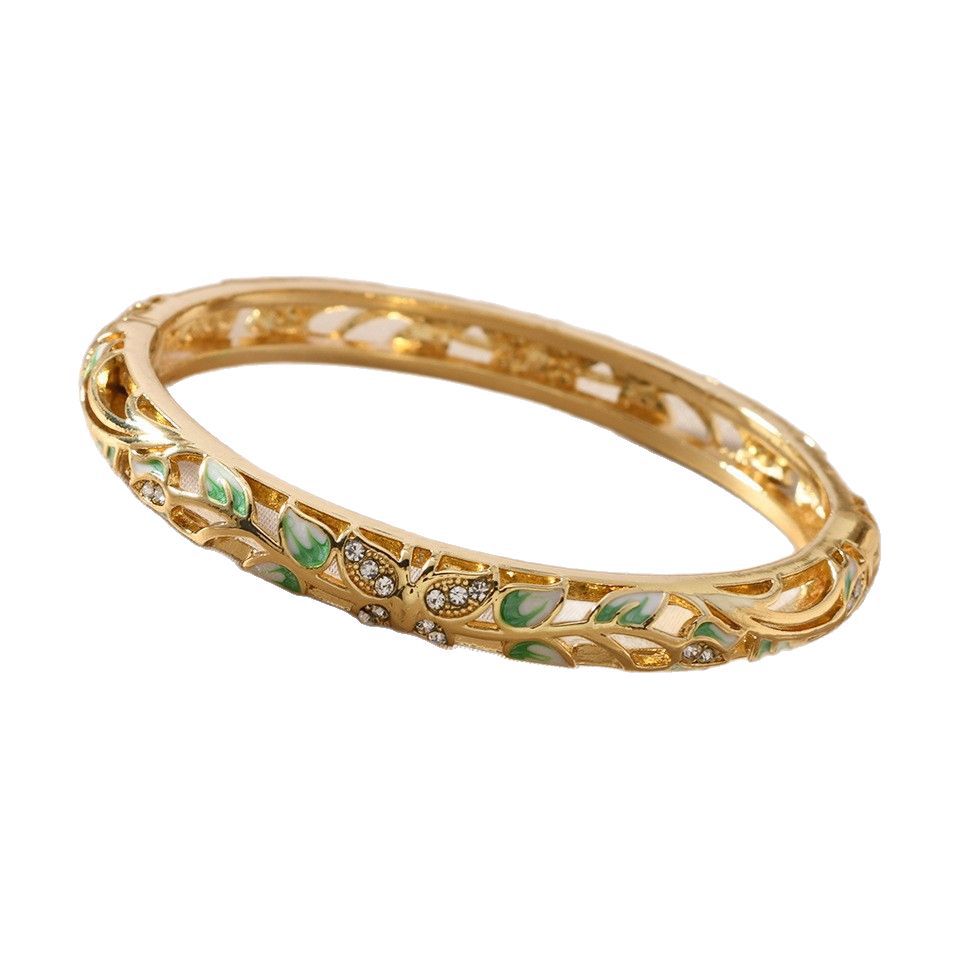 Womens Delicate Stylish Vintage Open Bracelet