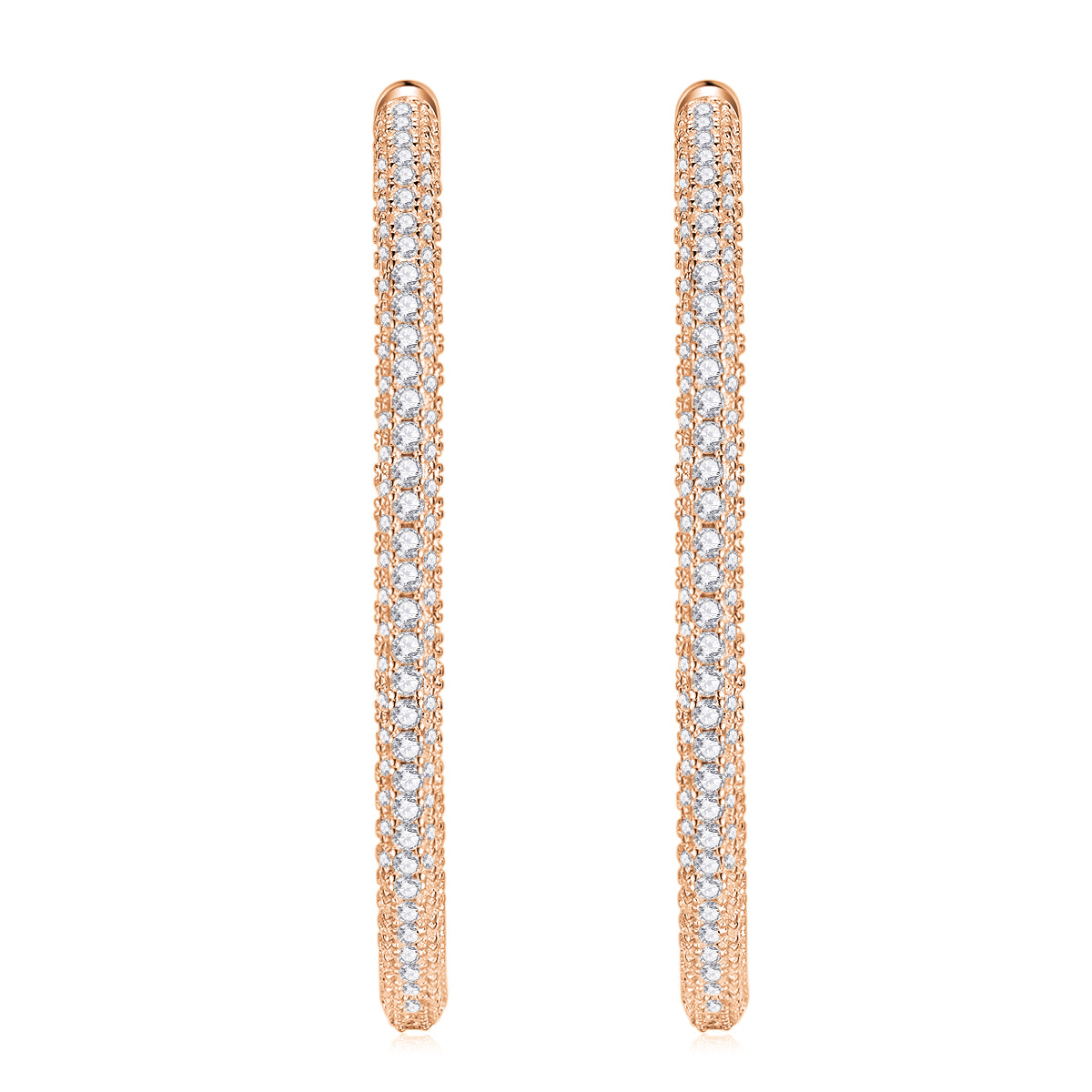 Lustrous - A Fashionable And Trendy Accessory Set With Top-quality Moissanite S925 Silver And Platinum-plated Stud Earrings. It Can Be Detected In Gold Rose Gold With A Diamond Pen