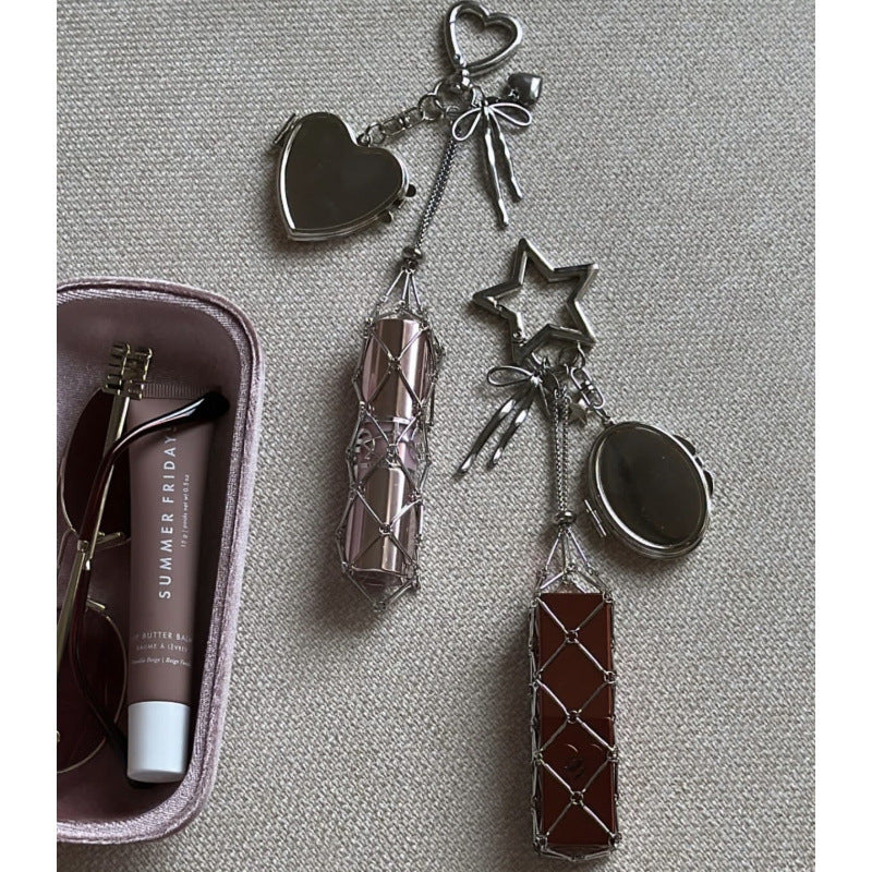 A Wire Fence Lipstick Holder DIY Bag Package Pendant