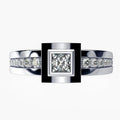 Fashion Creative Geometric Square Ring