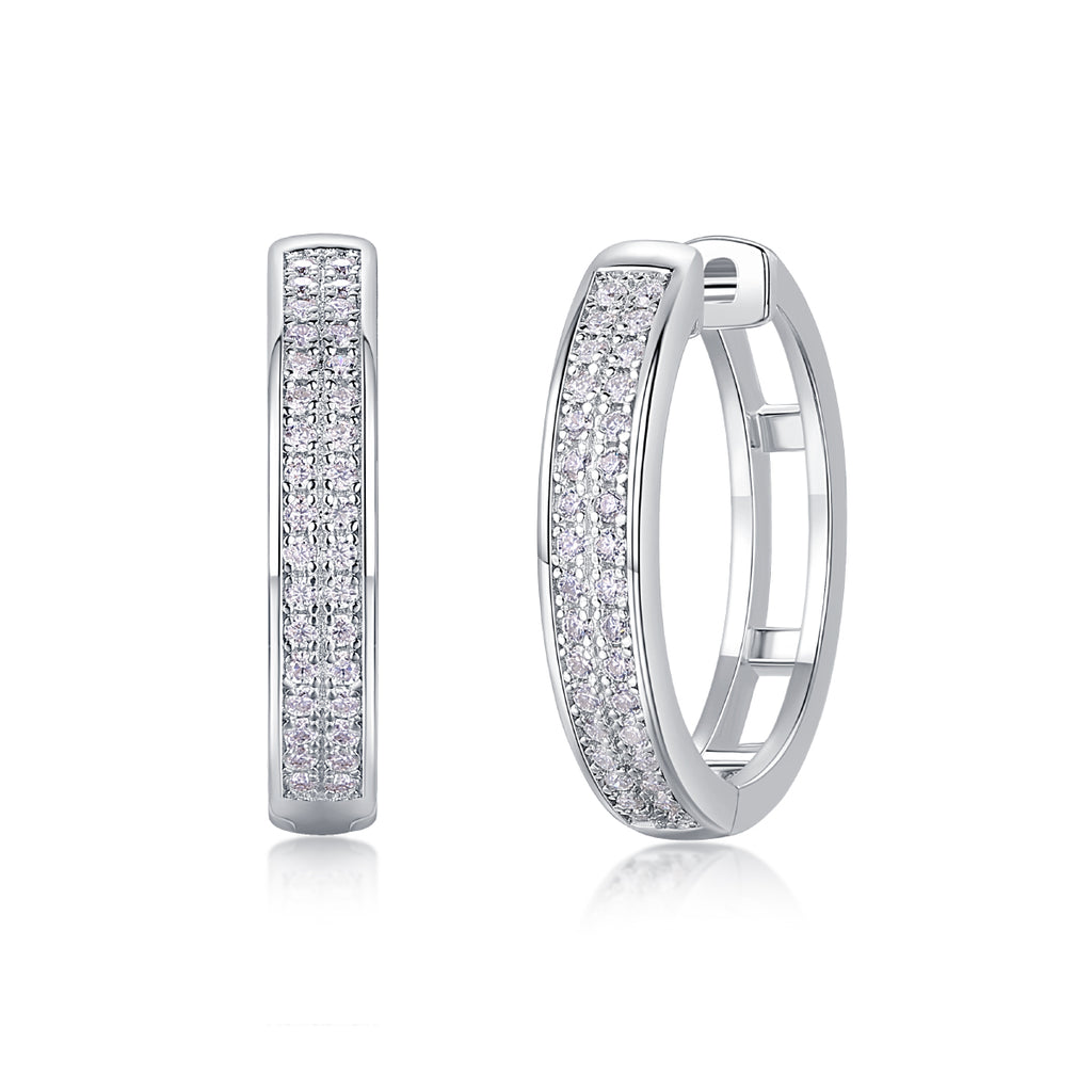 Firefly Light - Premium Moissanite Luxury Fashion Light Luxury Jewelry Silver Stud Earrings S925 Silver Plated Platinum
