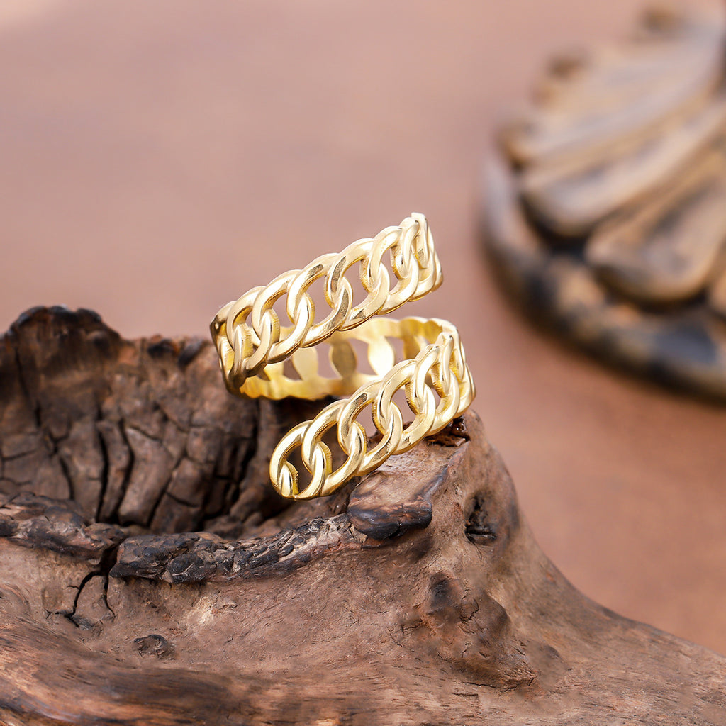 Niche, Minimalist, Adjustable Stainless Steel Ring