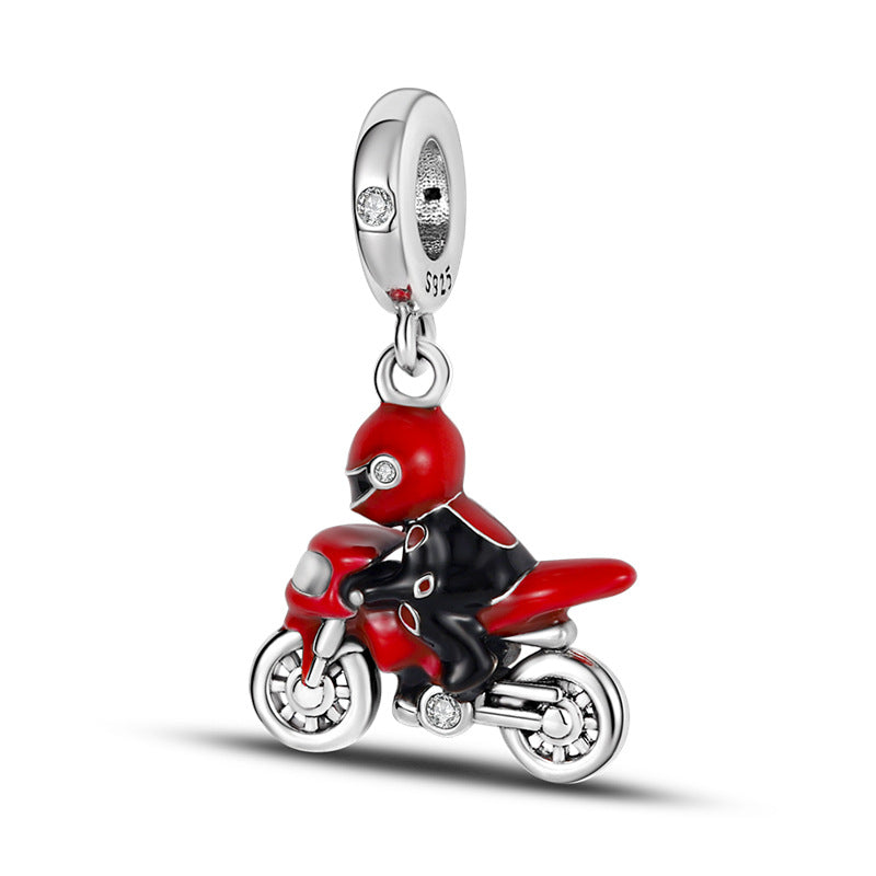 Cupronickel Ornament Astronaut Mars Rocket Astronaut Beaded