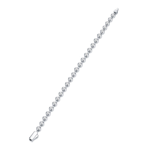 4mm Moissanite Full-Set Light-Luxury Bracelet With A Niche Design