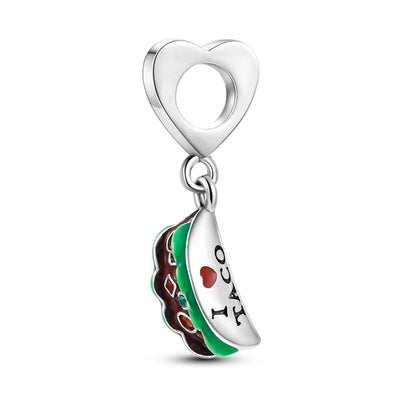 925 Silver Color Zirconium Devil's Eye Loose Beaded Hanging Ornament