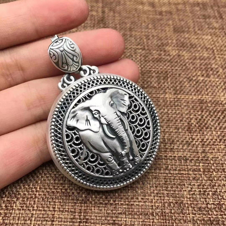 Elephant Sweater Chain Pendant Women Accessories