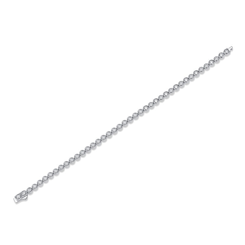 Galaxy Dream - A Luxurious And Fashionable Light Luxury Jewelry Silver Bracelet Set With Top-quality Moissanite, S925 Silver-plated Platinum