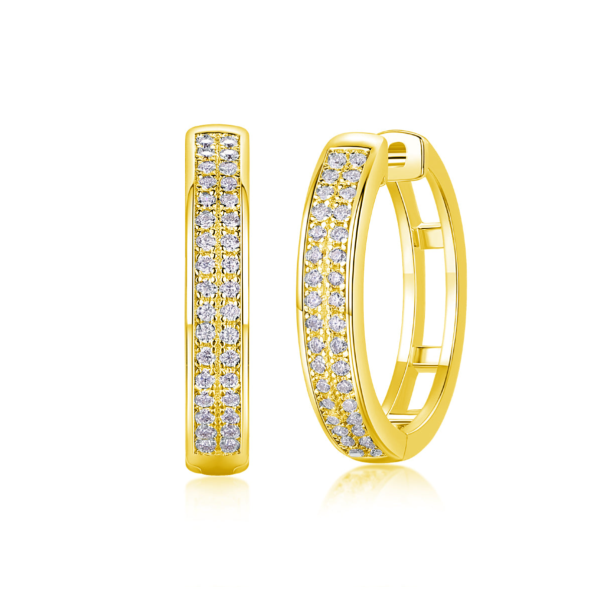 Firefly Light - Premium Moissanite Luxury Fashion Light Luxury Jewelry Silver Stud Earrings S925 Silver Plated Platinum