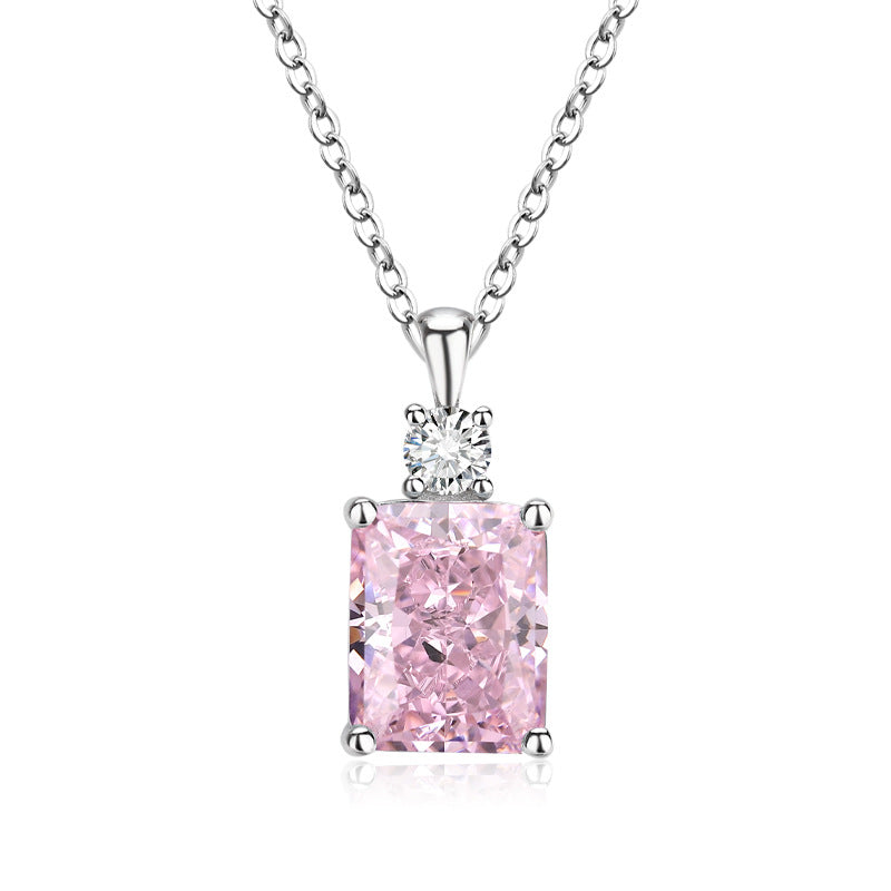 S925 Sterling Silver Perfume Bottle Necklace For Women