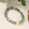 New European And American-style Green Jadeite Natural Stone Bracelet