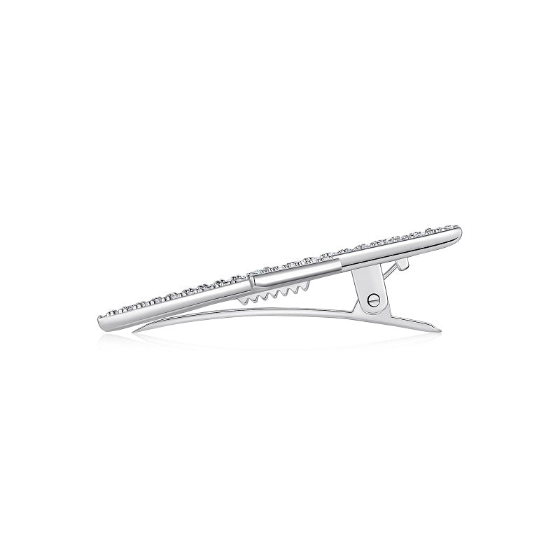 Pentagonal Hairpin - Set With Top-quality Moissanite S925, Silver And Platinum-plated Hairpin, A Fashionable And Trendy Accessory That Can Be Tested With A Diamond Pen