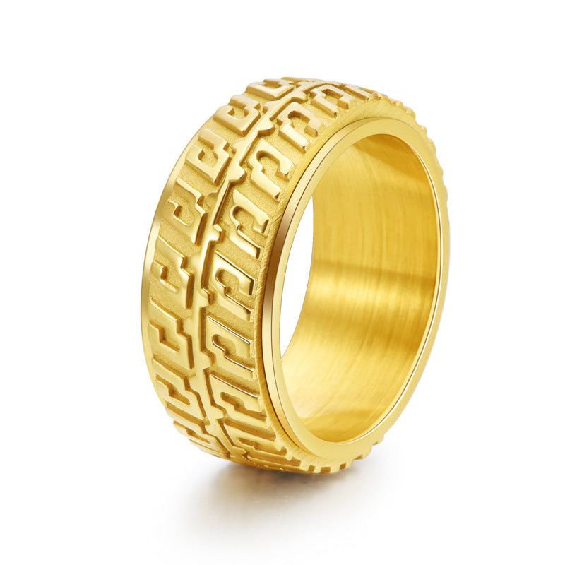 Rotatable Car Tire Titanium Steel Ring