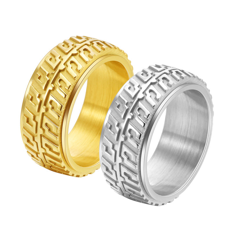 Rotatable Car Tire Titanium Steel Ring