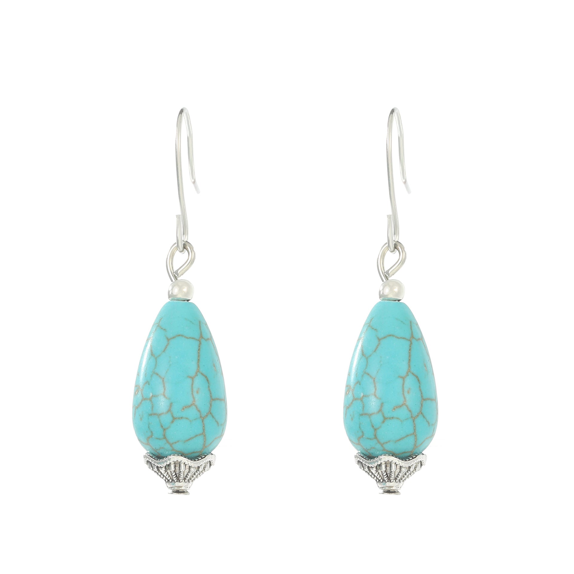 Turquoise Earrings Pendant Bohemian Womens Earrings