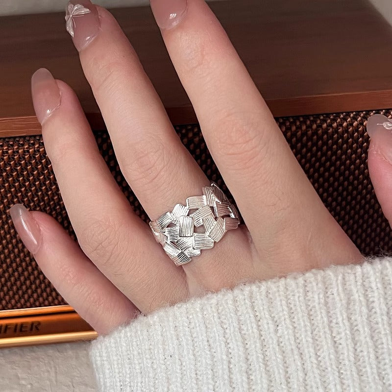 Unique Designer-Style Fragment-Mosaic Ring For Women