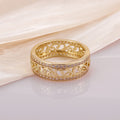 Personalized Hollow-out Zircon Ring For Women