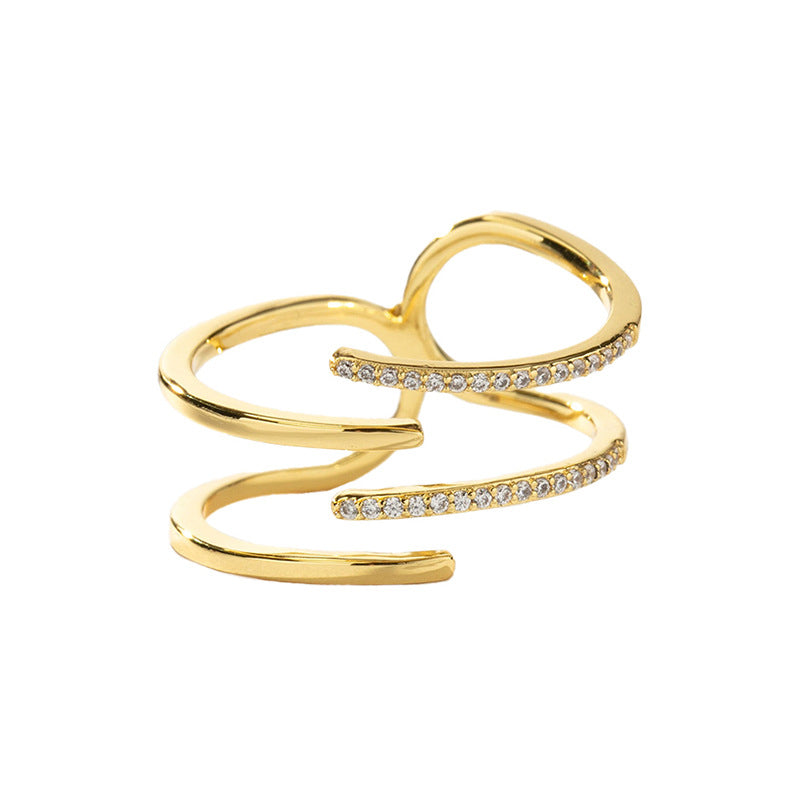 Open-style Personalized High-end Versatile Ring In The Instagram Ins Style