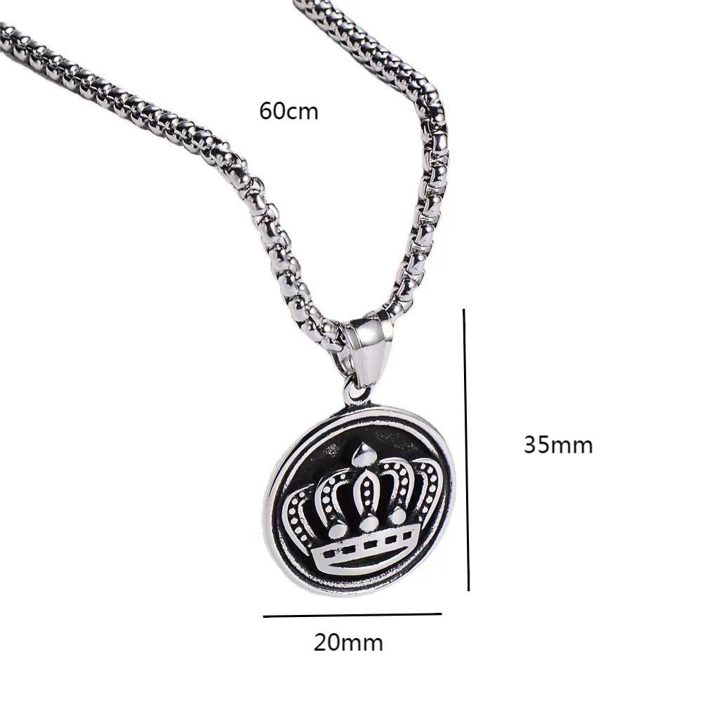 Fashionable And Unique Nordic Viking Pendant In A Crown Design