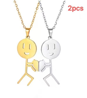 Stylish Womens Pendant Stainless Steel Necklace