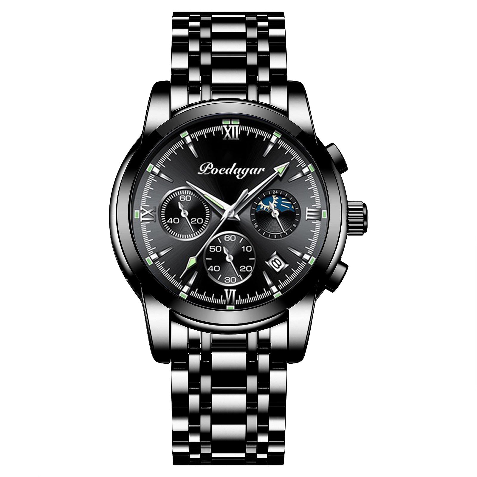 Multifunctional Men's Watch Luminous Waterproof Quartz Wrist Watch