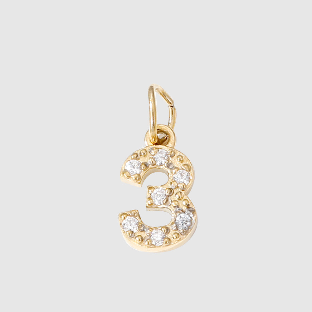 Diamond-encrusted Stainless Steel Jewelry Accessories Pendant