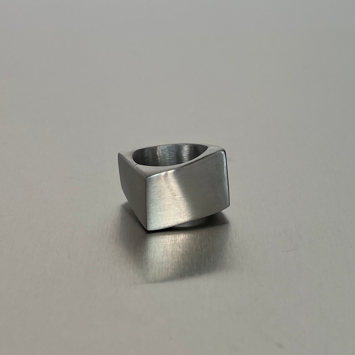 Cool Simple Smooth Plain Ring Titanium Steel